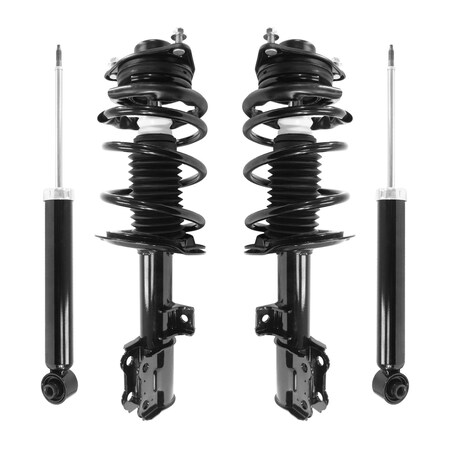 Unity 4-11163-259950-001 Front and Rear Complete Strut Assembly Shock Kit 4-11163-259950-001